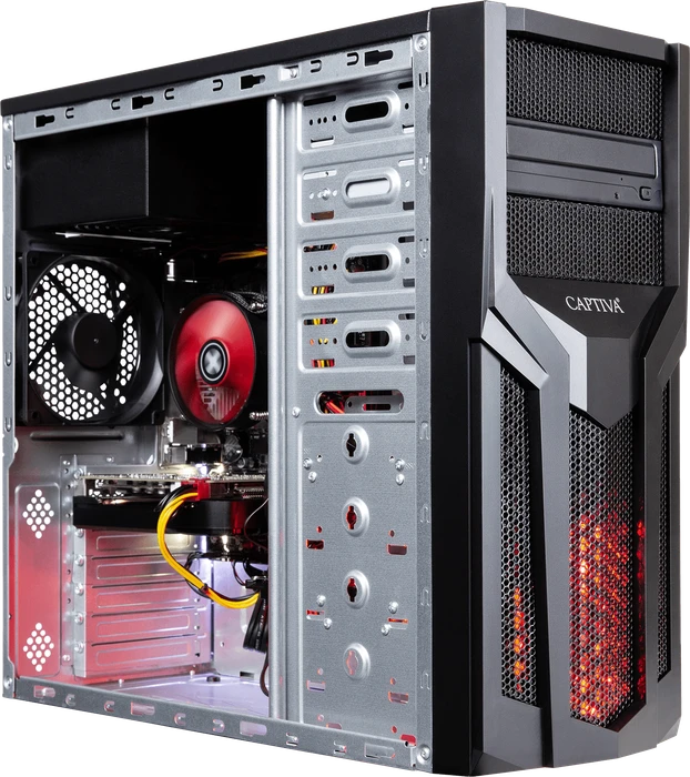 Captiva Highend Gaming I56-069, Core i7-10700K, 16GB RAM, 480GB SSD, 1TB HDD, Radeon RX 5700 XT