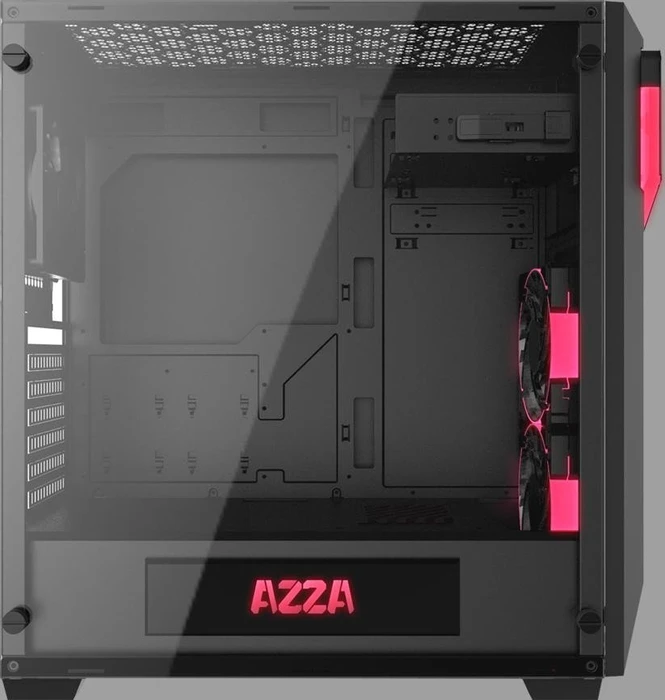AZZA Inferno 310, schwarz, Glasfenster