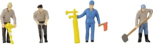 Faller Miniaturfiguren - Figuren-Set mit Mini-Sound-Effekt Gleisbauarbeiter & Tremolo