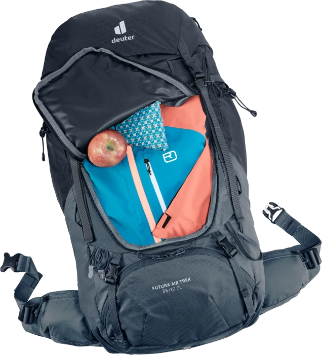 Deuter Futura Air Trek 55+10 SL black/graphite (Damen)