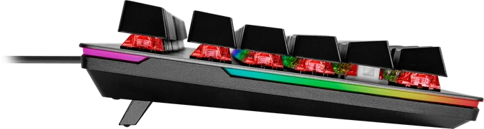 Cooler Master CK352, schwarz/grau, LEDs RGB, RED Switches, USB, DE