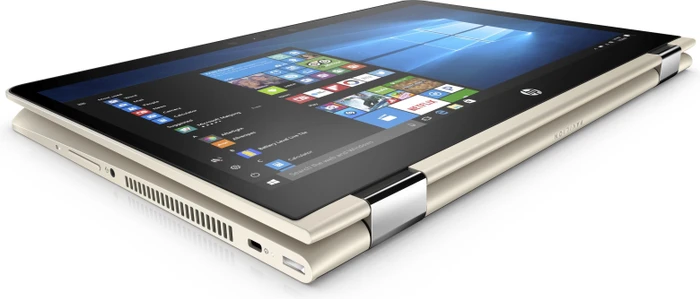 HP Pavilion x360 14-ba087ng, gold, Pentium Gold 4415U, 8GB RAM, 128GB SSD, DE