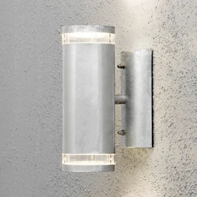 Konstsmide Modena GU10 35W 8.5cm Wandleuchte 2-flammig silber