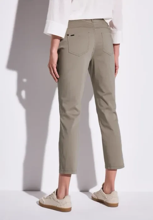 Street One 7/8-Satin Hose buff grey (Damen)