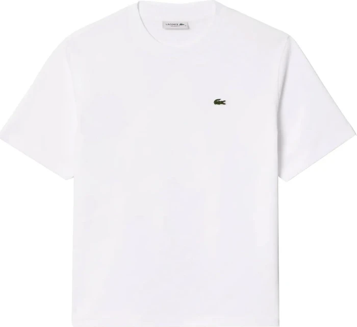 Lacoste Relaxed Fit T-Shirt kurzarm weiß (Damen)