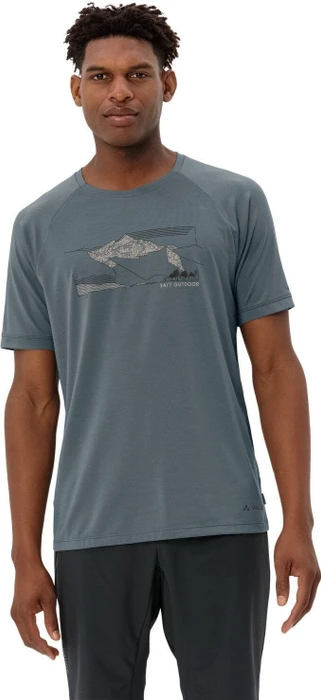 Vaude Gleann II Funktionsshirt kurzarm heron (Herren)