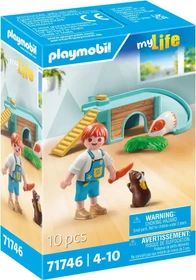 playmobil My Life Junge mit Meerschweinchen