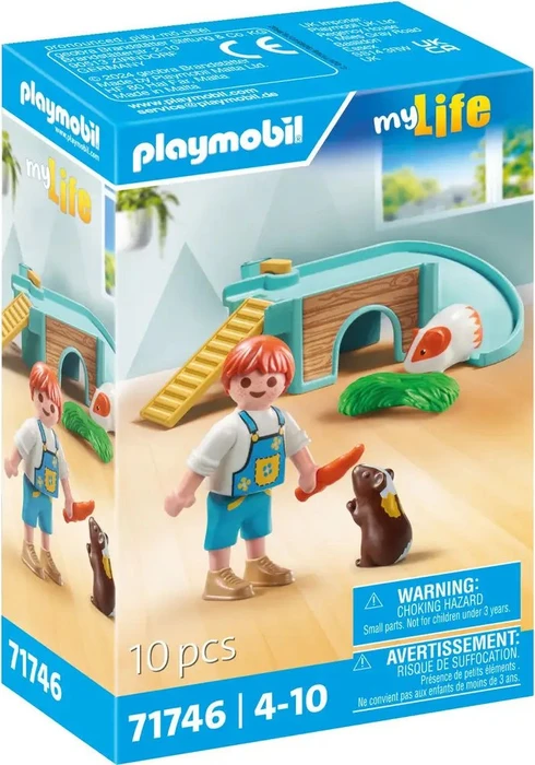 playmobil My Life Junge mit Meerschweinchen