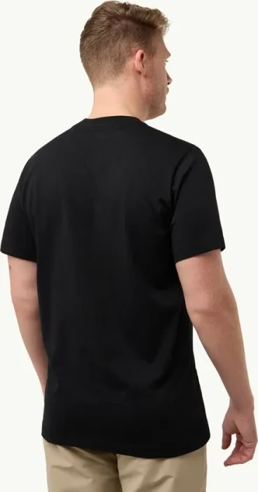 Jack Wolfskin Bergblick T-Shirt kurzarm schwarz (Herren)