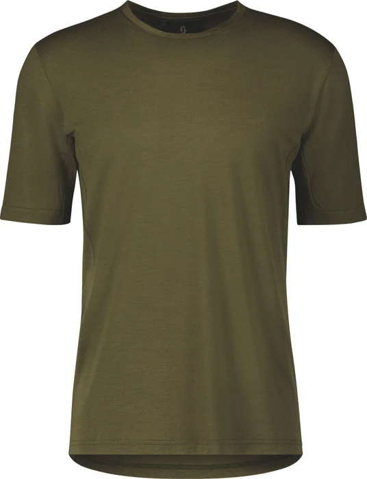 Scott Commuter Merino Trikot kurzarm fir green (Herren)