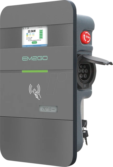 EM2GO AC Wallbox Pro Power 22kW, Ladedose