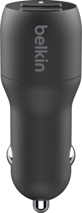Belkin BoostCharge Dual USB-A Car Charger 24W schwarz
