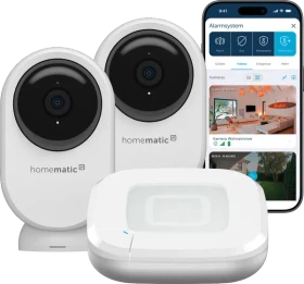 eQ-3 Homematic IP Innenkamera Plus weiß, inkl. Access Point, 2er-Pack