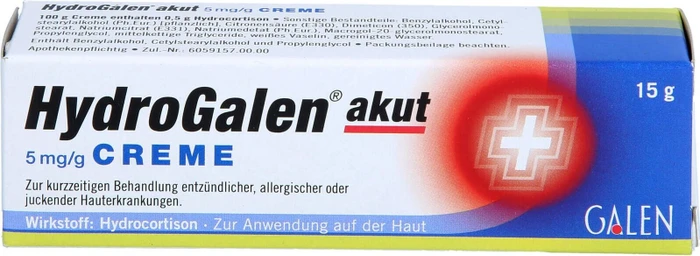 HydroGalen akut 5 mg/g Creme
