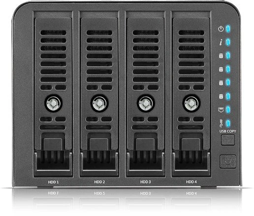 Thecus N4350, 1GB RAM, 1x RJ-45 1000Base-T, 2x USB-A 3.0