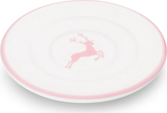 Gmundner Keramik Rosa Hirsch Unterteller Espresso 11cm