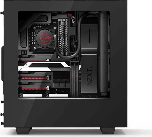 NZXT Source 340 schwarz, Acrylfenster