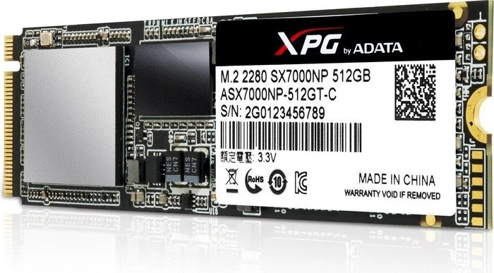ADATA XPG SX7000 512GB, M.2 2280 / M-Key / PCIe 3.0 x4