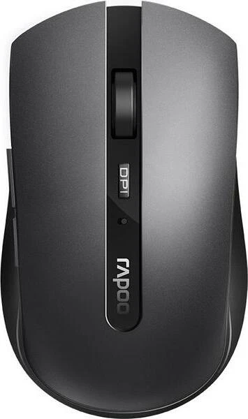 Rapoo 7200M Multi-mode Wireless dunkelgrau/schwarz, USB/Bluetooth