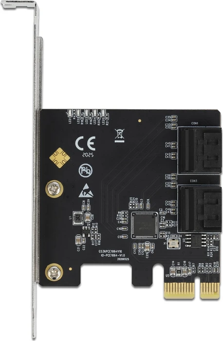 DeLOCK 4x SATA 6Gb/s, PCIe 3.0 x1