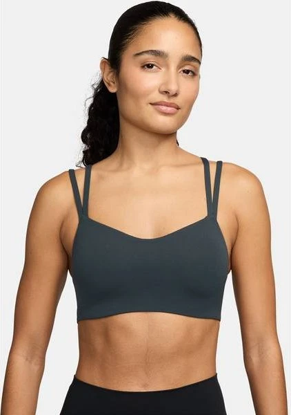 Nike Zenvy Strappy Sport-BH seaweed/white (Damen)