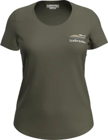 Icebreaker Merino 150 Tech Lite II Aotearoa Funktionsshirt kurzarm loden (Damen)
