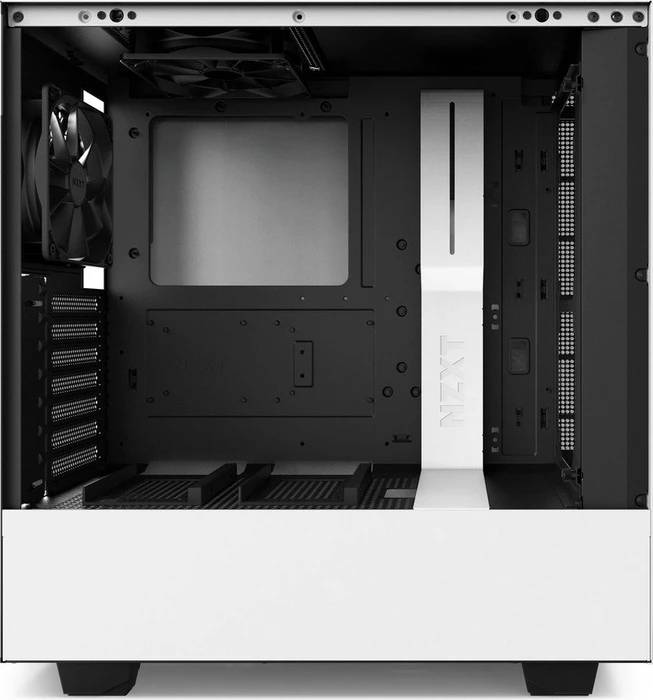 NZXT H500 weiß, Glasfenster