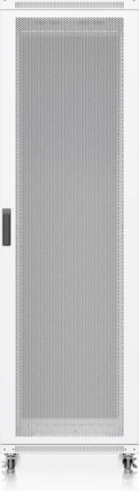 Ubiquiti 42U Rack Cabinet, 19" Rackschrank 42HE, mit Rollen, Gitternetztür, weiß, 800mm tief