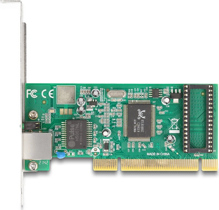 DeLOCK Gigabit LAN-Adapter, 1x RJ-45, PCI