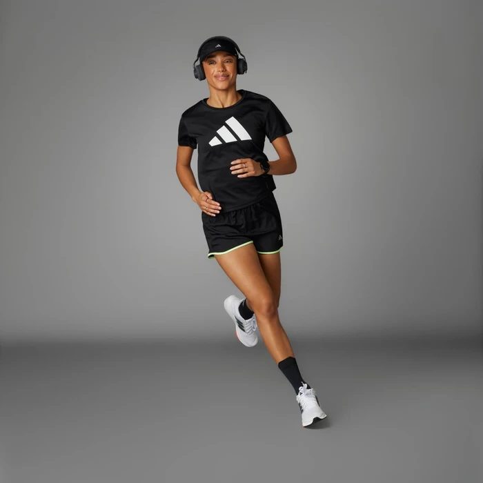 adidas Run It Laufshirt kurzarm schwarz (Damen)