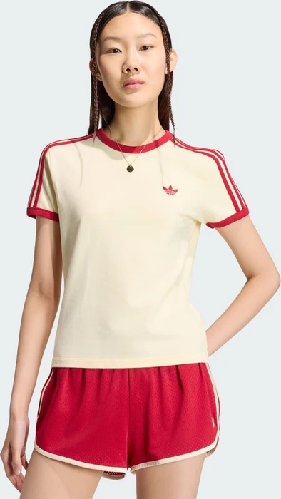 adidas 3-Streifen Slim T-Shirt kurzarm (Damen)