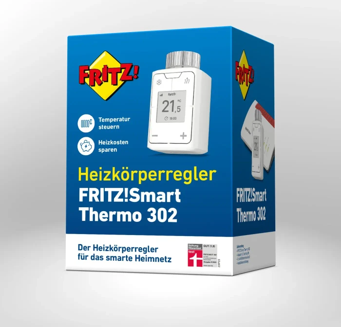 FRITZ! FRITZ!Smart Thermo 302 Funk-Heizkörperthermostat, 5er-Pack