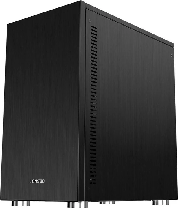 Jonsbo C3 Plus, schwarz, Glasfenster