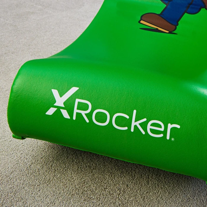 X Rocker Nintendo Super Mario Joy Collection Floor Rocker Gamingstuhl, Luigi grün