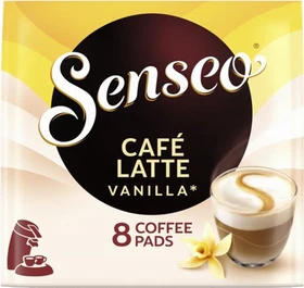 Douwe Egberts Senseo Cafe Latte Vanilla Kaffeepads,     8 Stück