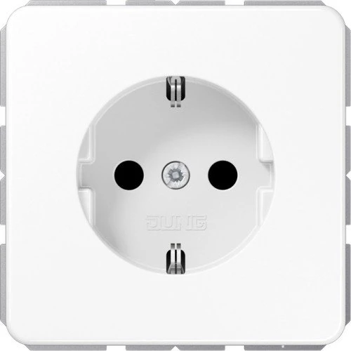Jung Serie CD SCHUKO Steckdose Thermoplast 16A 250V, alpinweiß