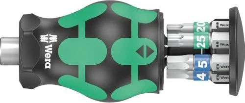 Wera Kraftform Kompakt Stubby Magazin 3 Bitset, 6-tlg.