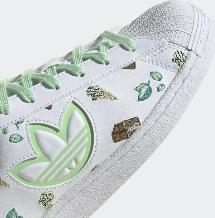 adidas Superstar cloud white/glory mint (Damen)