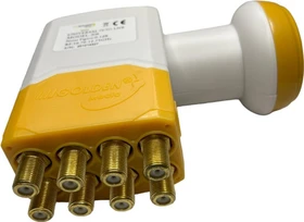 Golden Media High Gain Octo-LNB weiß/orange