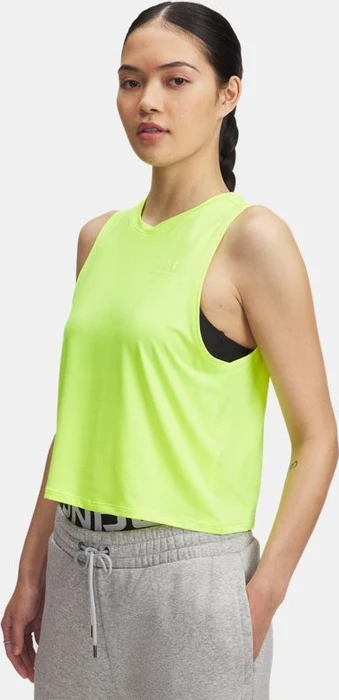 Under Armour Vanish Energy Crop Tanktop Funktionsshirt ärmellos high vis yellow (Damen)