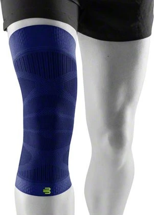 Bauerfeind Sports Compression Knee Support Kniebandage Größe S navy, 1 Stück