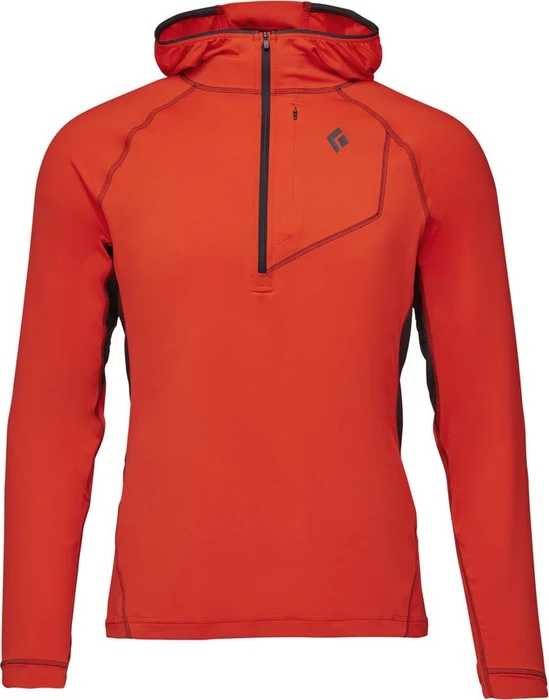 Black Diamond Alpenglow Pro Hoody Funktionsshirt langarm octane (Herren)