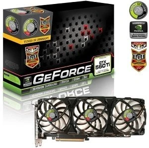 Point of View GeForce GTX 560 Ti TGT Beast Triple Fan, 1GB GDDR5, 2x DVI, Mini HDMI