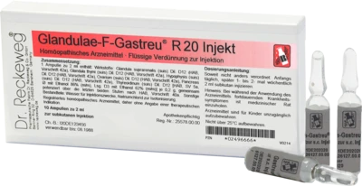 Dr. Reckeweg Glandulae-F-Gastreu R20 Injekt Ampullen, 10 Stück