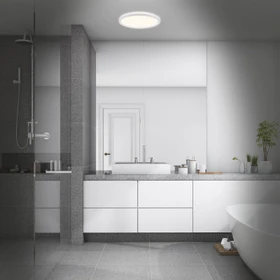 Briloner Flame LED Deckenleuchte 22W 42cm weiß