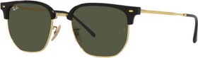 Ray-Ban RB4416 New Clubmaster 53mm poliert schwarz-gold/grün