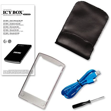 RaidSonic Icy Box IB-250StU3+BH15 schwarz, USB 3.0 Micro-B