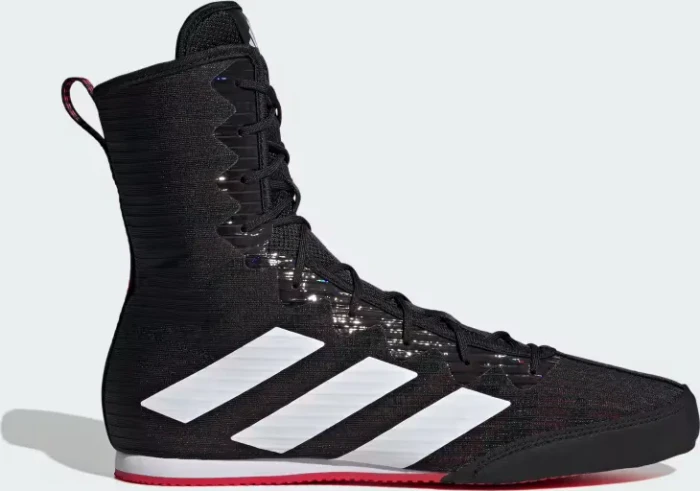 adidas Box Hog 4 core black/cloud white/pure ruby