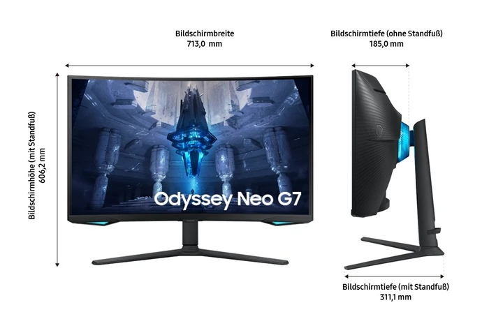Samsung Odyssey Neo G7 G75NB (2022), 32"