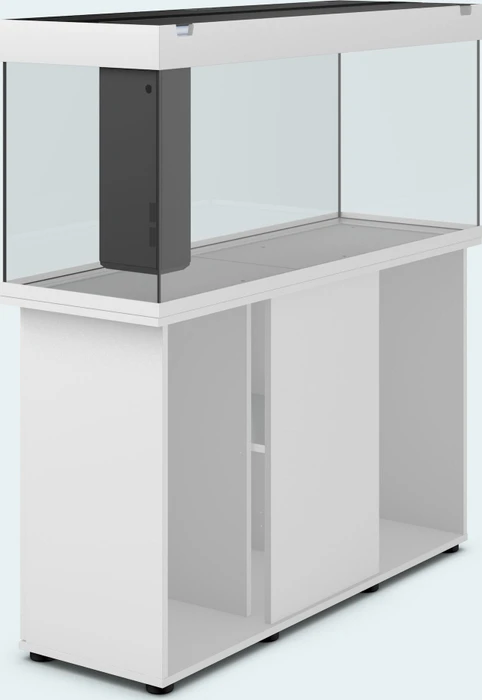 Juwel Rio 240 LED Aquarium-Set mit Unterschrank, weiß/weiß, 240l